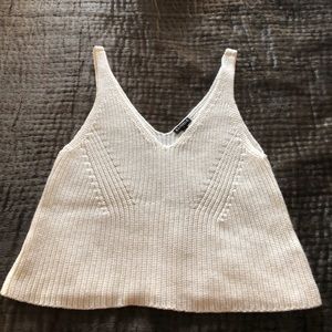 White Knit Tank